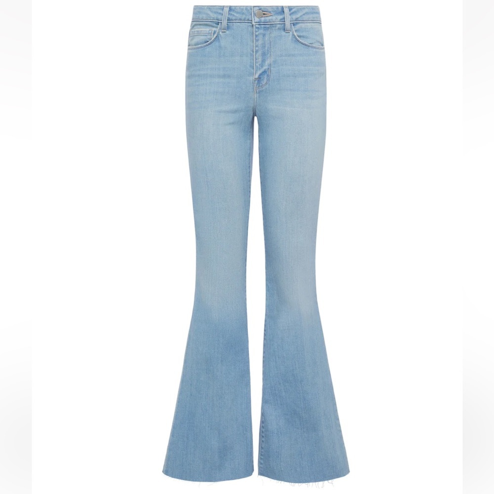 L’AGENCE Women’s Sera High Rise Flare Light Wash Jeans Size 30/10